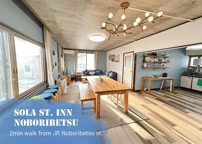 Sola St Inn Noboribetsu 2Min Walk From Noboribetsu Station